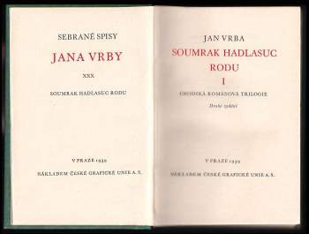 Jan Vrba: Soumrak Hadlasuc rodu