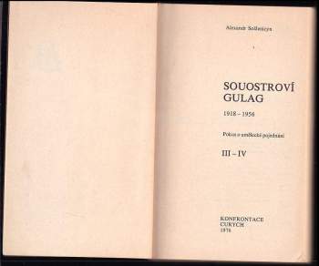 Aleksandr Isajevič Solženicyn: Souostroví Gulag