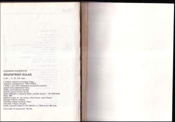 Aleksandr Isajevič Solženicyn: Souostroví Gulag