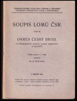 Soupis lomů ČSR
