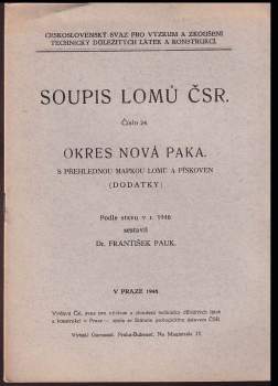 Soupis lomů ČSR