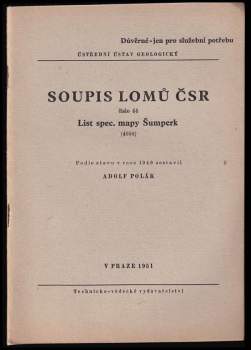 Soupis lomů ČSR