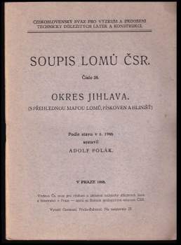 Soupis lomů ČSR
