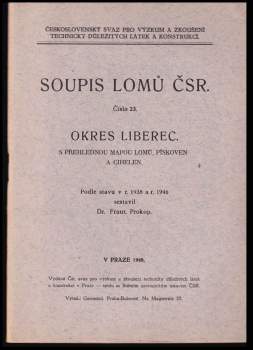 Soupis lomů ČSR