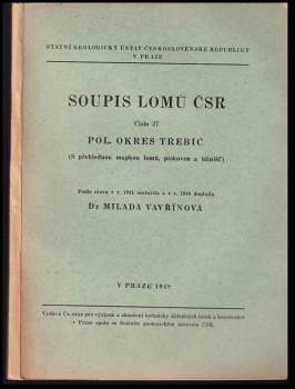 Soupis lomů ČSR