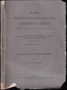 Soupis památek historických a uměleckých v království Českém od pravěku do počátku 19.století