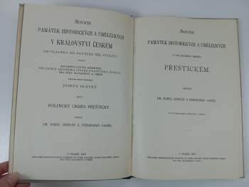 Ferdinand Vaněk: Soupis památek historických a uměleckých v království Českém od pravěku do počátku XIX. století