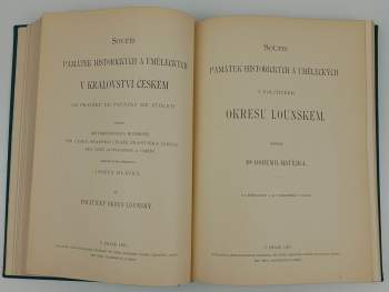 Antonín Podlaha: Soupis památek historických a uměleckých v království Českém od pravěku do počátku XIX. století, Politický okres Rakovnický, 1. díl hrad Křivoklát, politický okres Lounský, politický okres Rokycanský