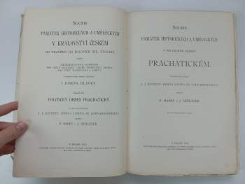 František Mareš: Soupis památek historických a uměleckých v království Českém od pravěku do polovice XIX. století