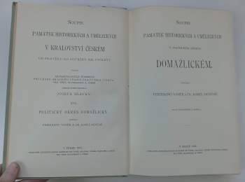 Ferdinand Vaněk: Soupis památek..okresu domažlickém