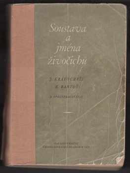 Josef Kratochvíl: Soustava a jména živočichů