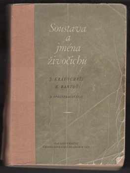 Emanuel Bartoš: Soustava a jména živočichů