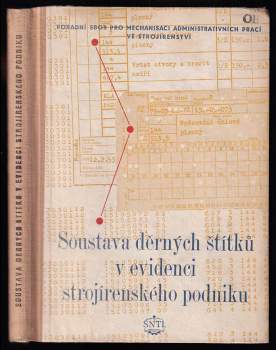 Soustava děrných štítků v evidenci strojírenského podniku