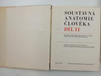Ladislav Borovanský: Soustavná anatomie člověka II