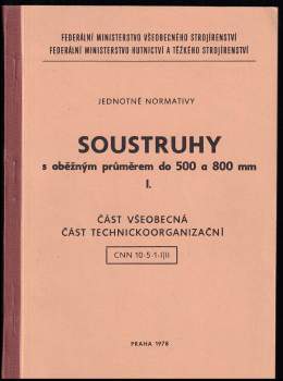 Soustruhy s oběžným průměrem do 500 a 800 mm