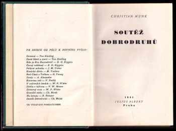 Christian Munk: Soutěž dobrodruhů