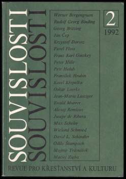Josef Čábela: Souvislosti - revue pro křesťanskou kulturu- 3. ročník- 1992 (čísla 1-5, chybí 6. díl)