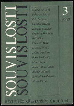 Josef Čábela: Souvislosti - revue pro křesťanskou kulturu- 3. ročník- 1992 (čísla 1-5, chybí 6. díl)