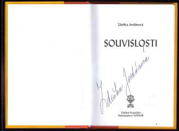 Zdeňka Jordánová: Souvislosti