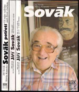 3X Jiří Sovák KOMPLET : Sovák + Sovák podruhé + Sovák potřetí