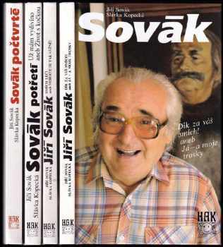 Sovákovy sebrané spisy - aneb léčba smíchem: Dík za váš smích! aneb Já - a moje trosky + Smích léčí aneb Neberte se tak vážně + Už mám vydivíno aneb Život s kočkou + Milosrdné a nemilosrdné historky aneb Bejvávalo - Slávka Kopecká, Jiří Sovák, Slávka Kopecká, Jiří Sovák, Slávka Kopecká, Jiří Sovák, Anna Sováková, Jitka Kutilová, Zdena Hoppová, Jiří Sovák, Slávka Kopecká, Jiří Sovák, Slávka Kopecká (1993, HAK) - ID: 670759