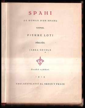 Pierre Loti: Spahi