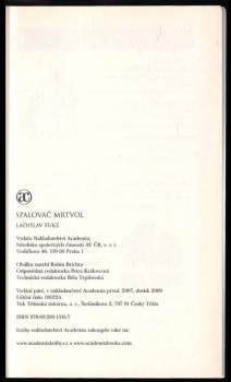 Ladislav Fuks: Spalovač mrtvol