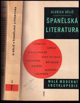 Oldřich Bělič: Španělská literatura