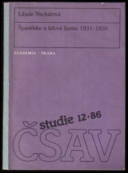Španělsko a lidová fronta 1931-1936