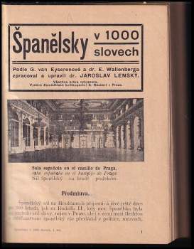 Jaroslav Lenz: Španělsky v 1000 slovech