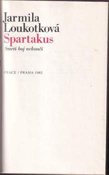 Jarmila Loukotková: Spartakus