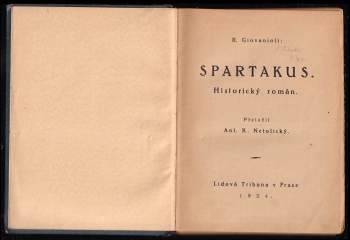 Raffaello Giovagnoli: Spartakus