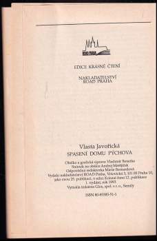 Vlasta Javořická: Spasení domu Pýchova