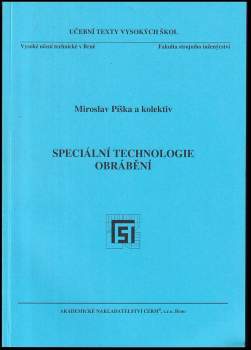 Speciální technologie obrábění