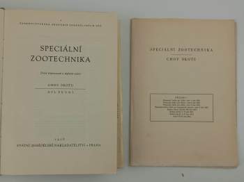 Speciální zootechnika