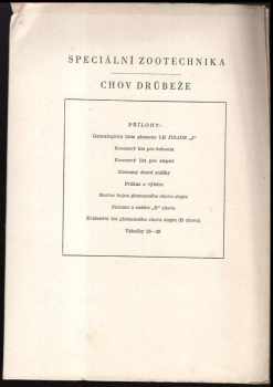 Ján Podhradský: Speciální zootechnika