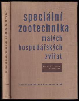 Speciální zootechnika malých hospodářských zvířat