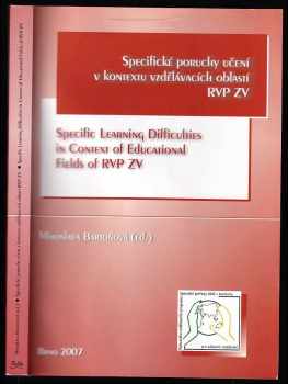 Specifické poruchy učení v kontextu vzdělávacích oblastí RVP ZV