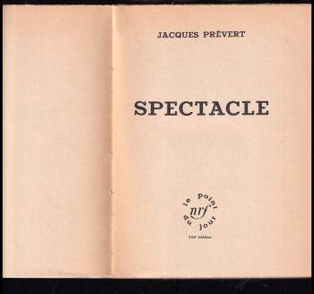 Jacques Prévert: Spectacle