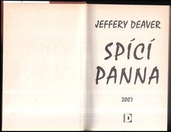 Jeffery Deaver: Spící panna