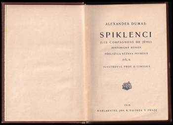Alexandre Dumas: Spiklenci