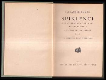 Alexandre Dumas: Spiklenci
