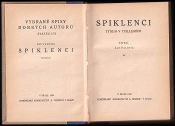 Jan Palovic: Spiklenci- Týden v Tuilleriích