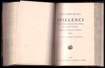 Alexandre Dumas: Spiklenci