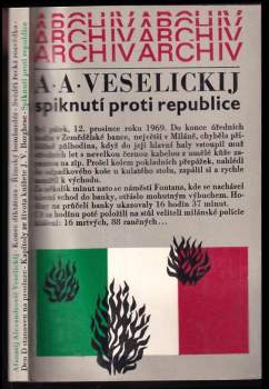 Afanasij Aleksandrovič Veselickij: Spiknutí proti republice