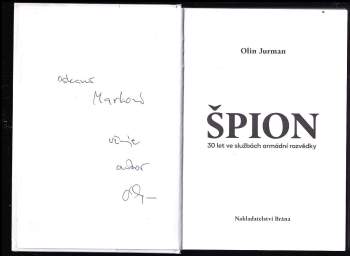 Oldřich Jurman: Špion