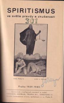 Antonín Heřman: Spiritismus ve světle pravdy a zkušeností 1939-1940 + více svazků Duch pravdy či podobného periodika