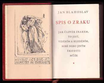 Jan Blahoslav: Spis o zraku
