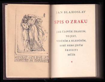 Jan Blahoslav: Spis o zraku