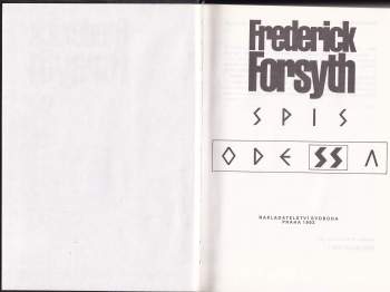 Frederick Forsyth: Spis Odessa